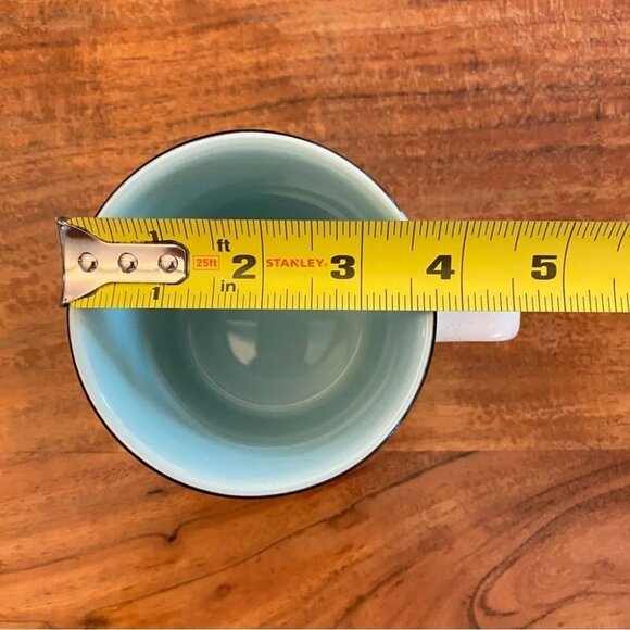 David’s Tea Rustic Mug Christmas Holiday Camper Cup with Little Green Trees 13oz - Picture 9 of 14